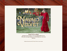 Tablet Screenshot of navajovelvet.com